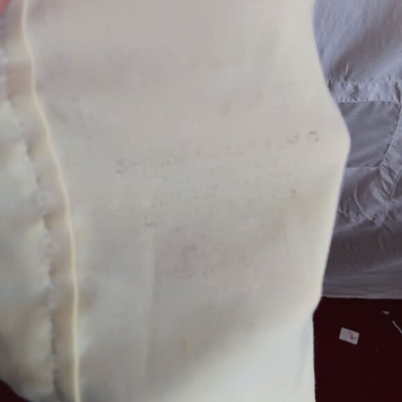 Vintage Arrow Cum Laude Decron Oxford Yellow Short Sleeve Shirt 14.5 Small Trash - Picture 10 of 10